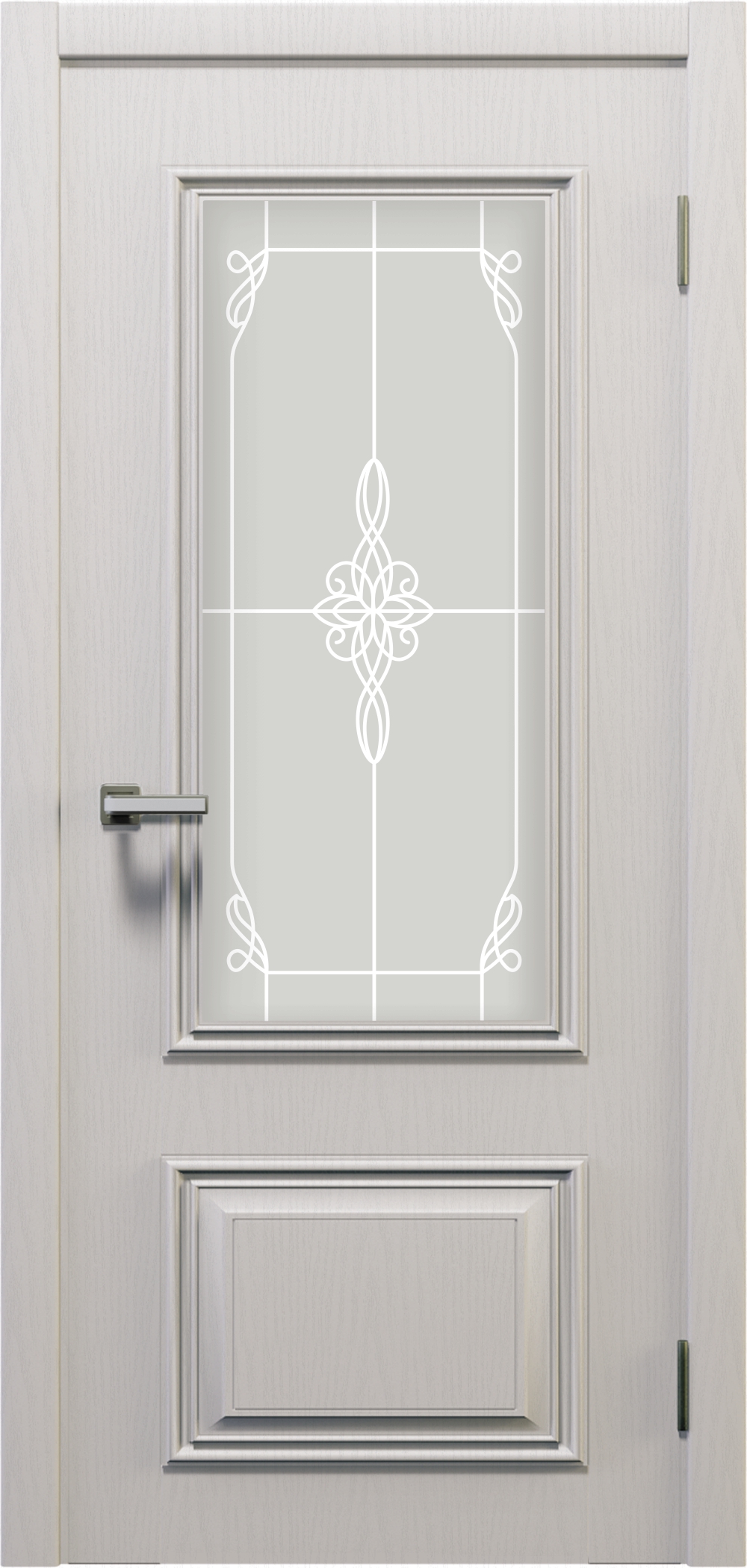 Имидж Ясень серый ДО (Витражное стекло) 80